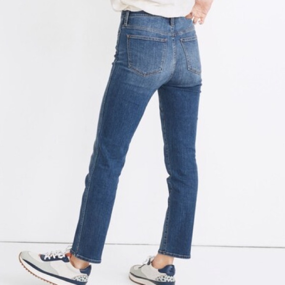 Madewell Roadtripper Stovepipe Lyocell Casual Crop Ankle Denim Jeans 27P - Picture 5 of 15